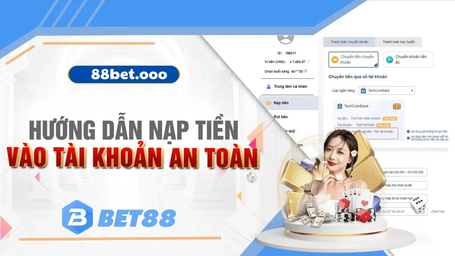 Hướng dẫn nạp tiền bet88 một cách hiệu quả